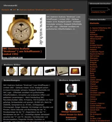 Bild: IWC Il Destriero Scafusia - Luxusuhr für 170.000Euro auf TrustedWatch