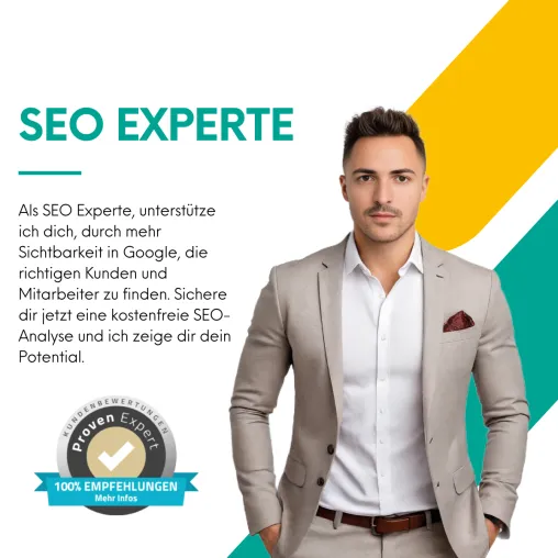 Kostenfreie SEO-Analyse: Der SEO Experte Daniel Götz Bild: Kostenfreie SEO-Analyse: Der SEO Experte Daniel Götz