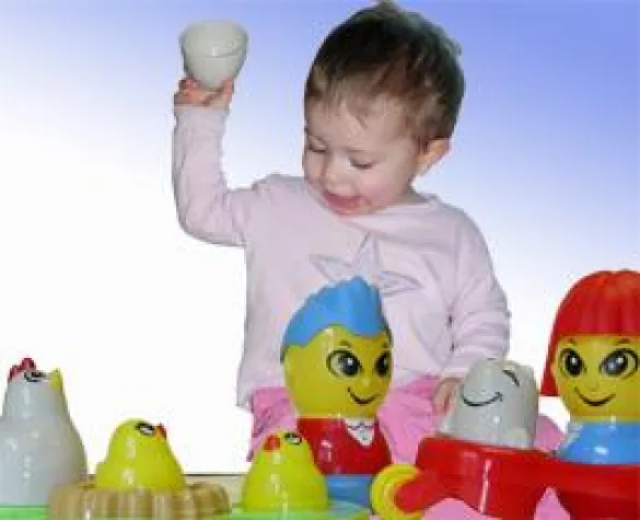 Bild: Sicherheitsgeprüftes Babylernspielzeug