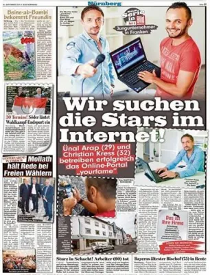 Bild: Wir suchen die Stars im Internet.