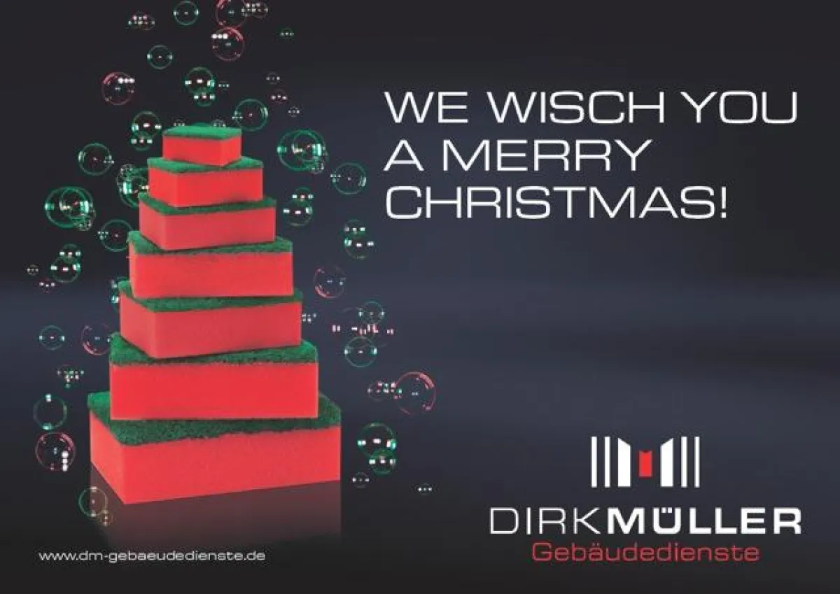 Eines der ersten von SCHWIND? kreierten Imagemotive für Dirk Müller Gebäudedienste GmbH.