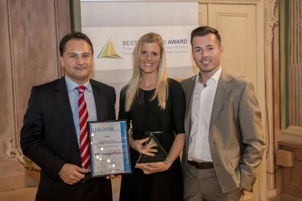 Bild: Auszeichnung für WimbergerHaus: Best Business Award für nachhaltige Unternehmensführung