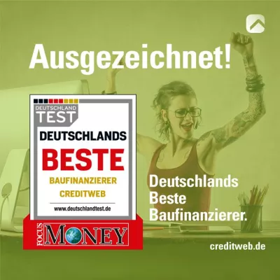 Bild: Deutschlandtest / Focus Money - Deutschlands Beste Baufinanzierer