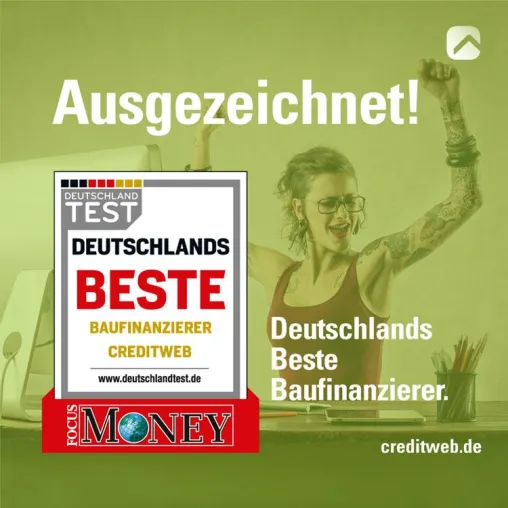 Bild: Deutschlandtest / Focus Money - Deutschlands Beste Baufinanzierer