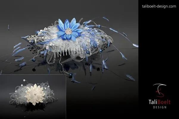 Edle exklusive Haarkämme für die Braut von TaliBoelt Design. Brautmode in München und Umgebung. Bild: Edle exklusive Haarkämme für die Braut von TaliBoelt Design. Brautmode in München und Umgebung.