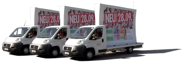 Bild: MOBILE POSTER von Poster Media mit neuer Flotte