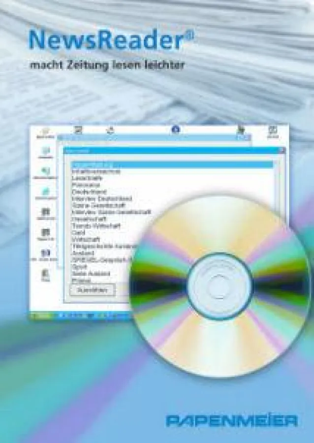 Tagesaktuell die Zeitung hören mit der NewsReader-Software von Papenmeier