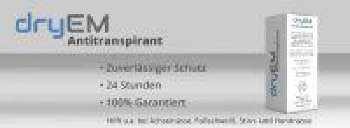 Das Antitranspirant mit Wirkgarantie-dryEM