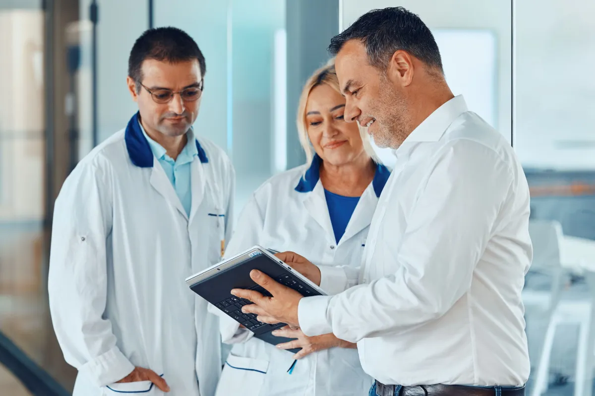 Immer nah dran am Prozess: Das ILESO-Team