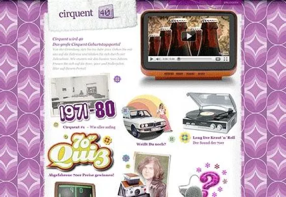 Bild: Zum Firmenjubiläum eine virtuelle Party: Das Internet macht´s möglich