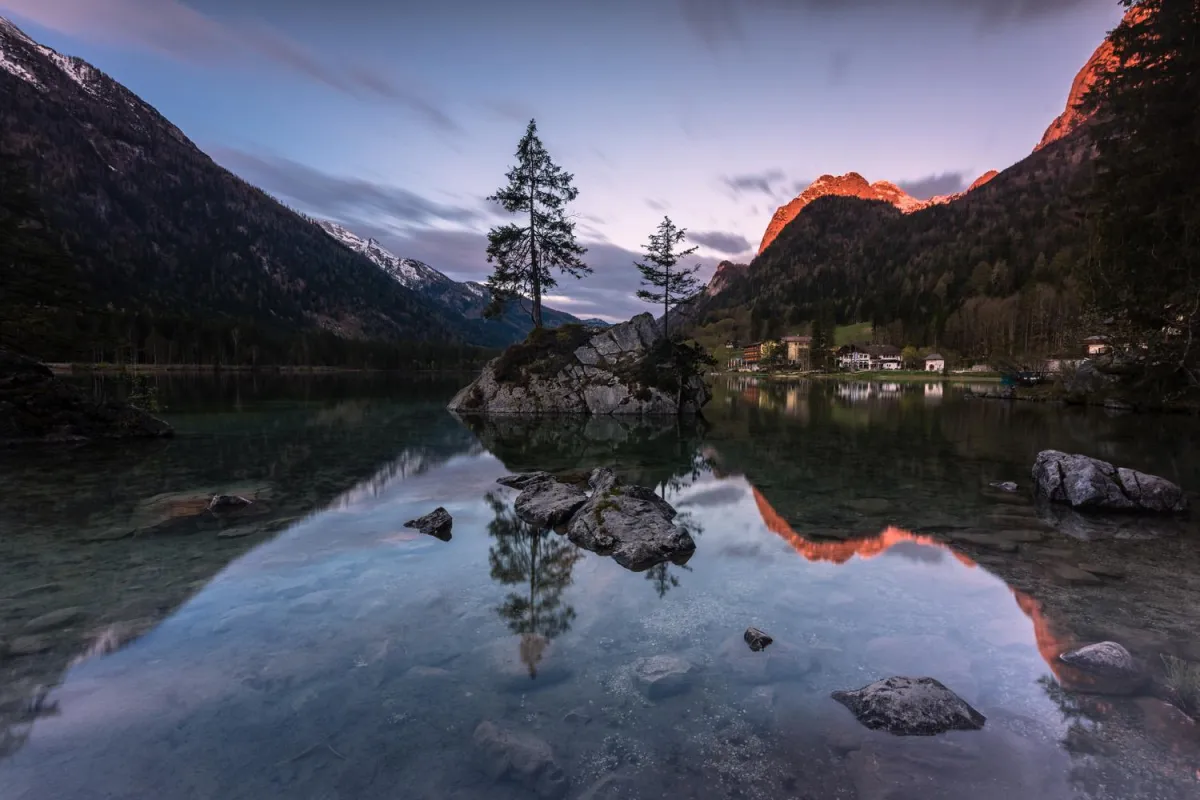 Der Hintersee ist einer der schönsten Fotospots in Bayern