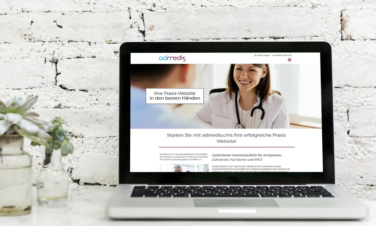 admedis.cms - Ihr Praxis-Website in den besten Händen