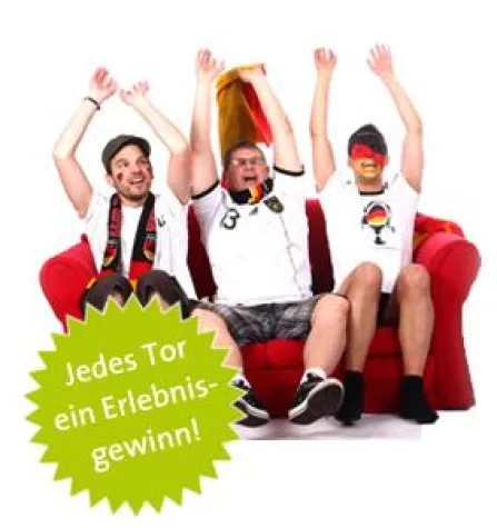 Bild: WM-Fieber inklusive Erlebnisspaß: Jedes Deutschlandtor ein Erlebnisgewinn