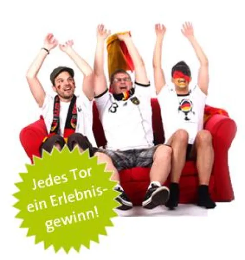 Bild: WM-Fieber inklusive Erlebnisspaß: Jedes Deutschlandtor ein Erlebnisgewinn