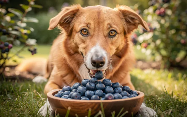Dürfen Hunde Blaubeeren essen? Bild: Dürfen Hunde Blaubeeren essen?