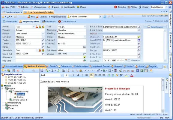 Bild: CRM-Plus 2009 - Organisierte Kundenkommunikation gegen den Informationsinfarkt