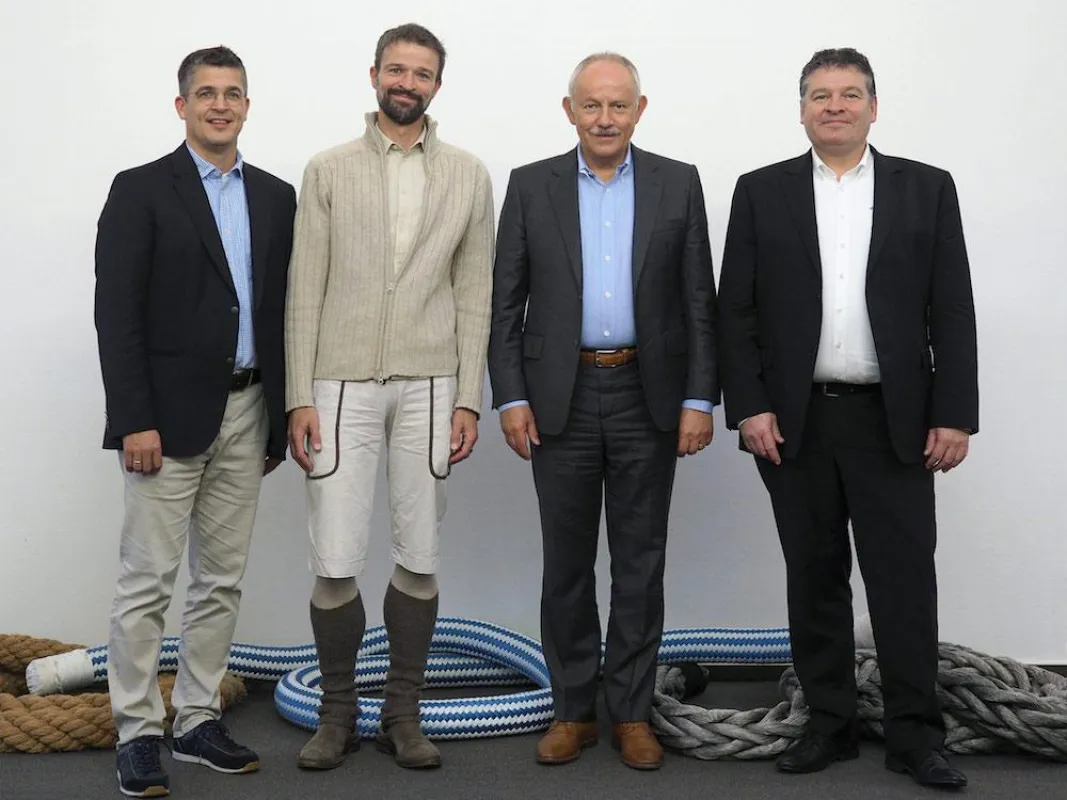Thomas Schlätzer, Jan Paul, Gerhard Pfeifer und Klaus Walther (v.l.n.r.)