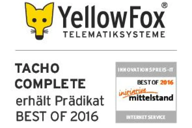 Innovationspreis-IT 2016 – "TachoComplete" erhält Prädikat BEST OF 2016 Bild: Innovationspreis-IT 2016 – "TachoComplete" erhält Prädikat BEST OF 2016