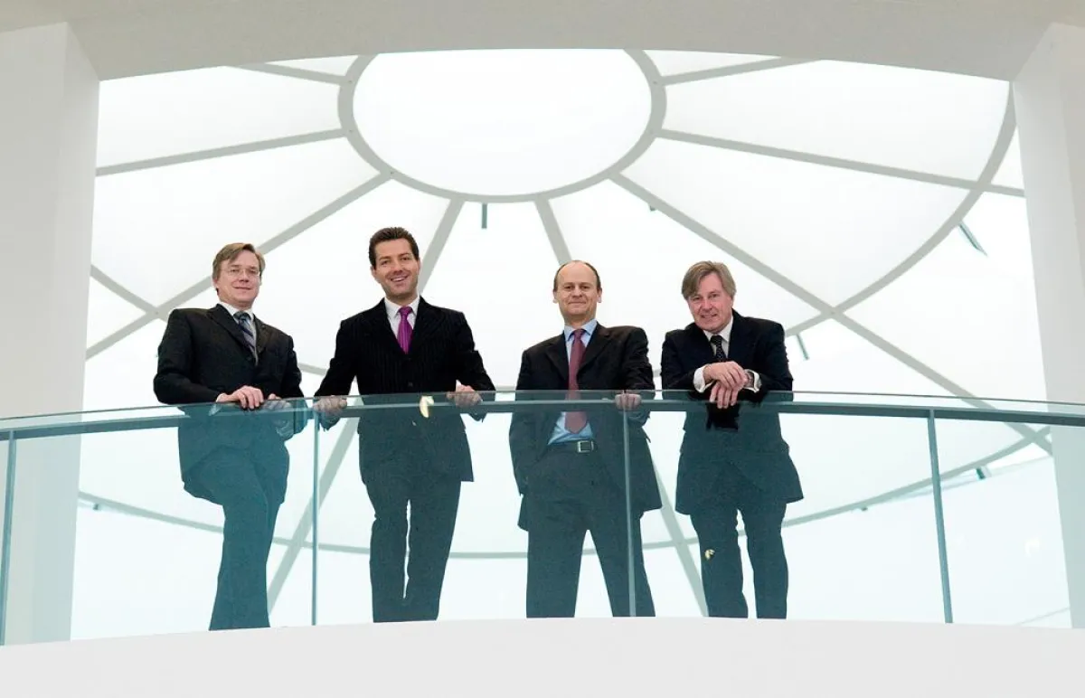 von links nach rechts: Felix Wegeler, Philipp Reister, Hans Christian Schmidt, Jost Hieronymus