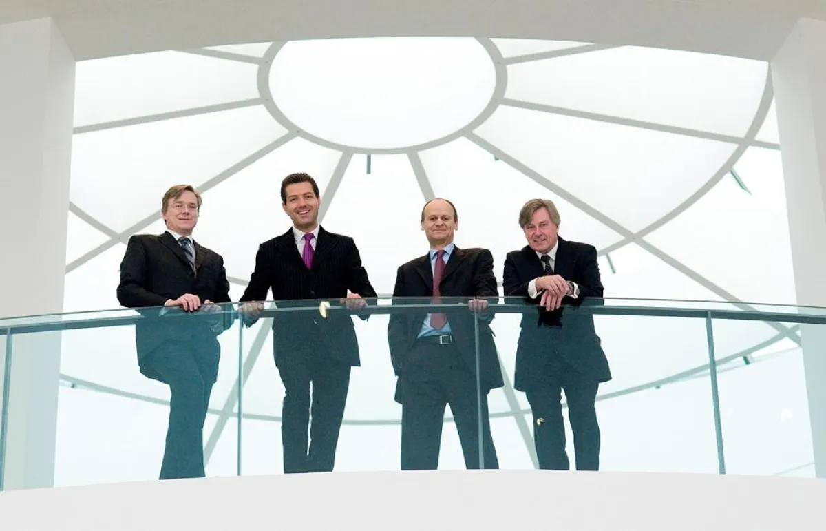 von links nach rechts: Felix Wegeler, Philipp Reister, Hans Christian Schmidt, Jost Hieronymus