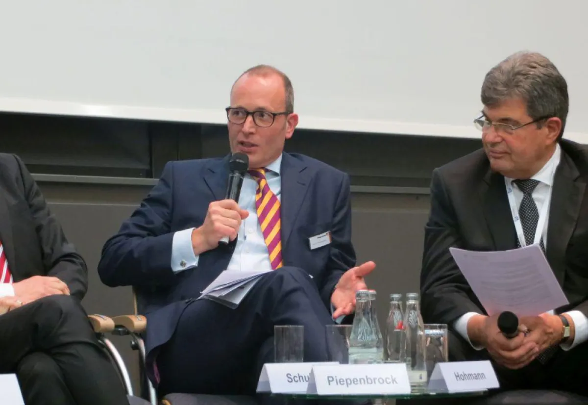 Arnulf Piepenbrock beim Impulsgespräch auf der Fm-Messe.