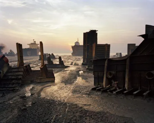 Bild: "Edward Burtynsky - Oil " Fotografie-Ausstellung im Sinclair-Haus in Bad Homburg