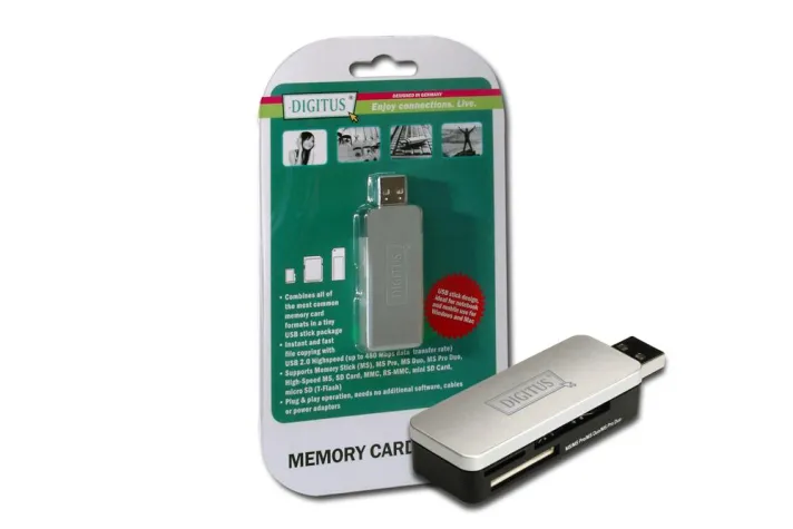 Bild: DIGITUS® USB Card Reader jetzt auch für SDHC Speicherkarten