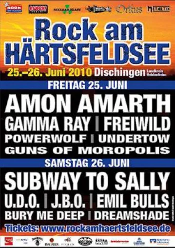 Programm komplett: Gamma Ray und Freiwild kommen Bild: Programm komplett: Gamma Ray und Freiwild kommen