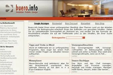 Bild: Buero.info: Vom Aufschwung besser profitieren