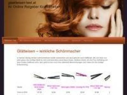 Bild: Glätteisen - wirkliche Schönmacher bei glaetteisen-test.at