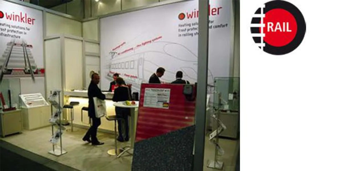 Große Grafiken prägten unseren Innotrans-Stand