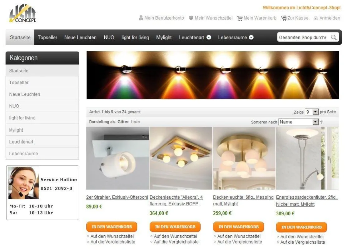 CIS-Mustershop