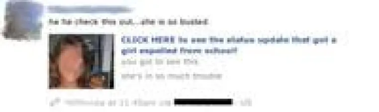 Bild: BitDefender warnt: Facebook-Wurm verbreitet sich über gefakte Statusmeldung