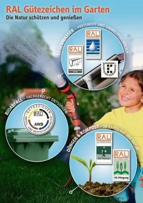 Umweltfreundlich Gärtnern mit RAL Gütezeichen Bild: Umweltfreundlich Gärtnern mit RAL Gütezeichen