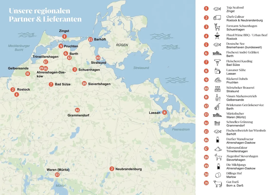 Regionale Küche im Strandhotel Zingst (© Strandhotel Zingst )
