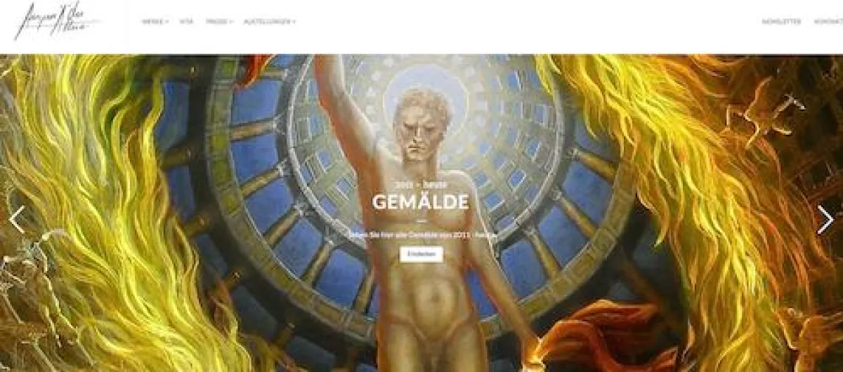 Angerer der Ältere, Artgallery, Webseite neu