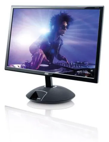 Bild: Weltexklusiv – jetzt erhältlich: 23´´-Design-Display mit integriertem iPhone-Dock von AOC