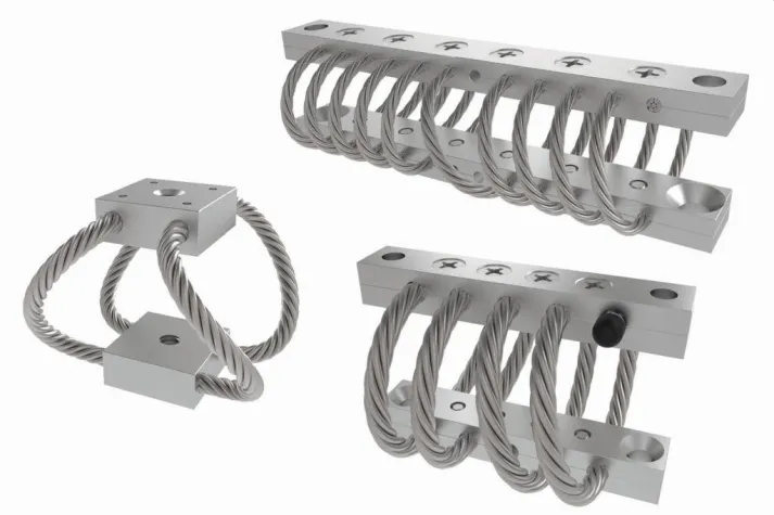 Neue ACE Drahtseilfedern isolieren und dämpfen Vibrationen überall Bild: Neue ACE Drahtseilfedern isolieren und dämpfen Vibrationen überall
