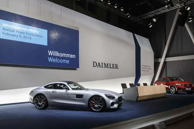 Bild: PASS stattet Jahrespressekonferenz von Daimler mit LED-Wand aus