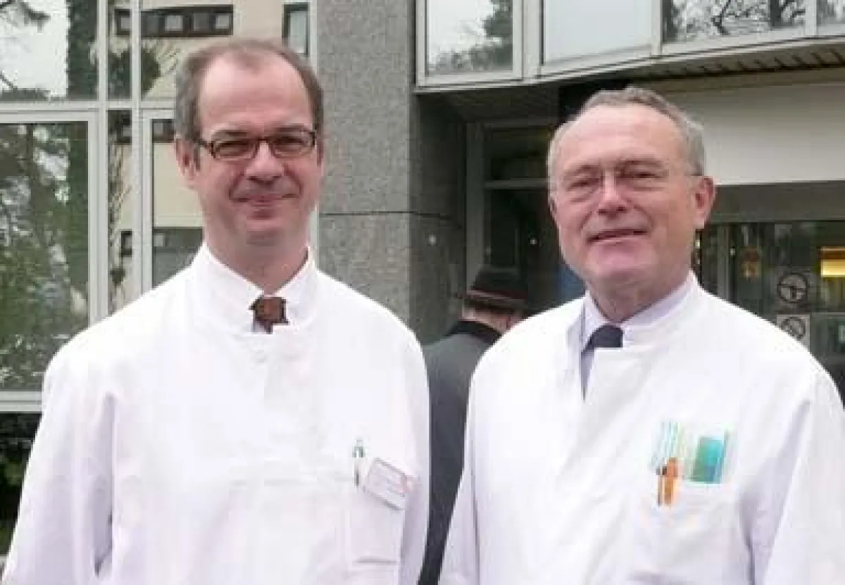 Prof. Dr. Ulrich Mahlknecht und Dr. Karl-Heinz Beckers