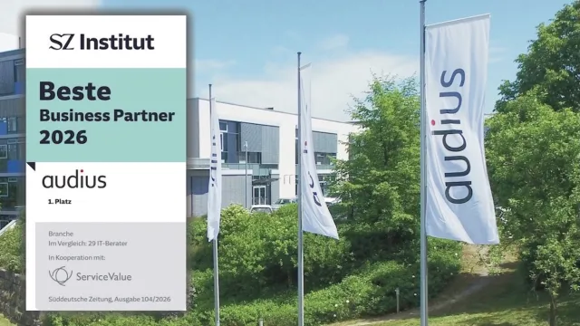 Bild: SZ Institut: audius ist Deutschlands bester IT-Berater