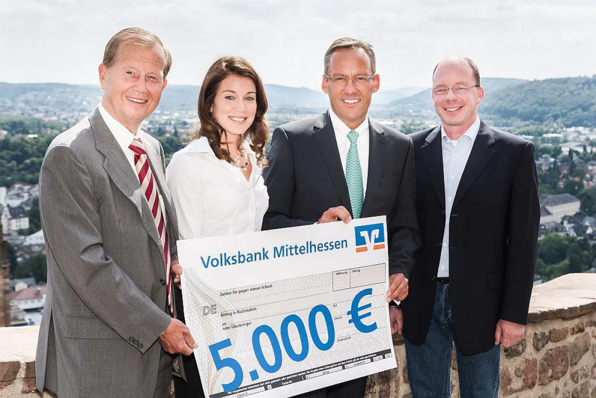 Gemeinsames Engagement: Friedrich Bohl, Heidi Natelberg, Dr. Peter Hanker, Lambert Klinke, v.l.n.r.