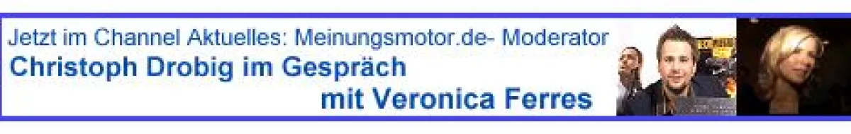 Veronika Ferres und Christoph Drobig auf meinungsmotor.de