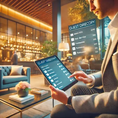 Bild: Die digitale Gästemappe – Mehr Service, weniger Papier