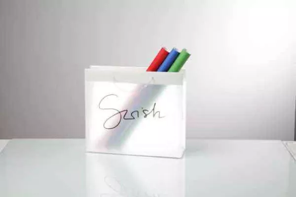 Halbtransparente Tragetasche TopLuxe/Ice von Riedle Bild: Halbtransparente Tragetasche TopLuxe/Ice von Riedle