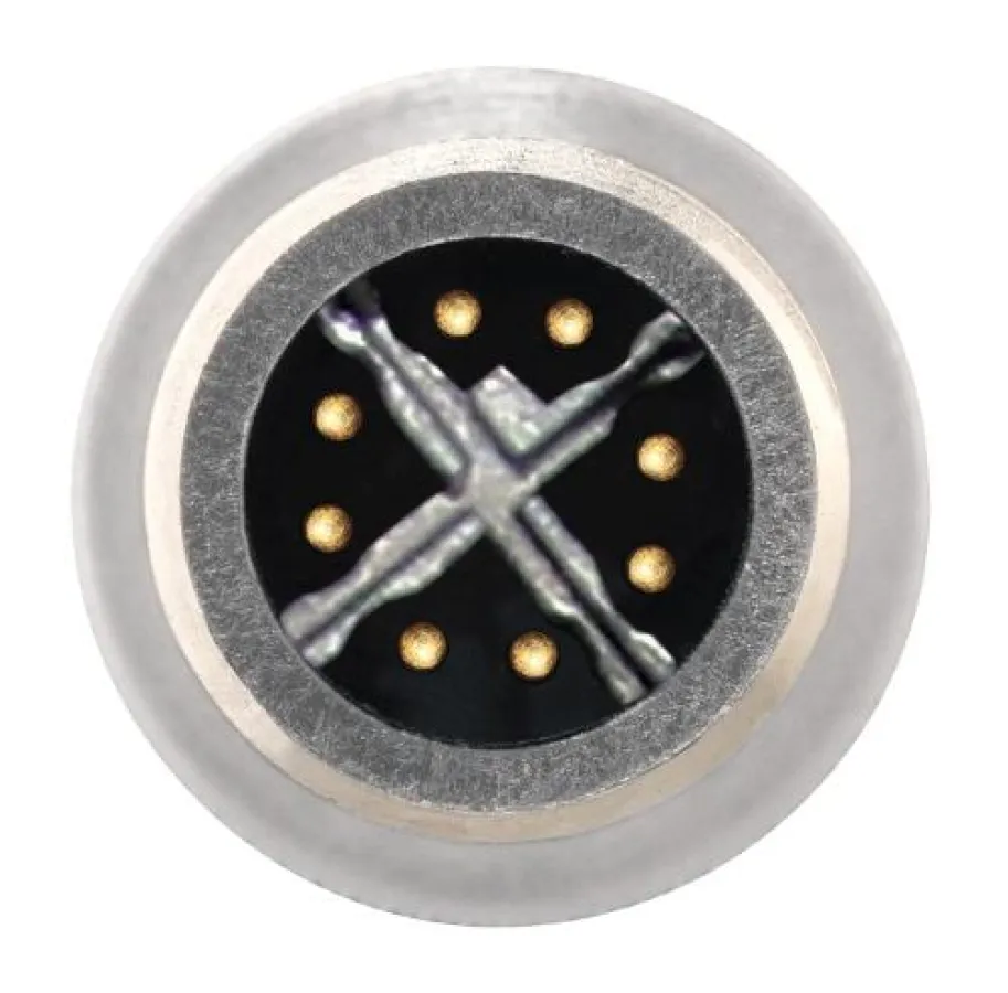 Ein Highlight ist der neue M12x1 Rundsteckverbinder mit x-codiertem Steckgesicht für Cat6A-Anwendungen im Industrial Ethernet.