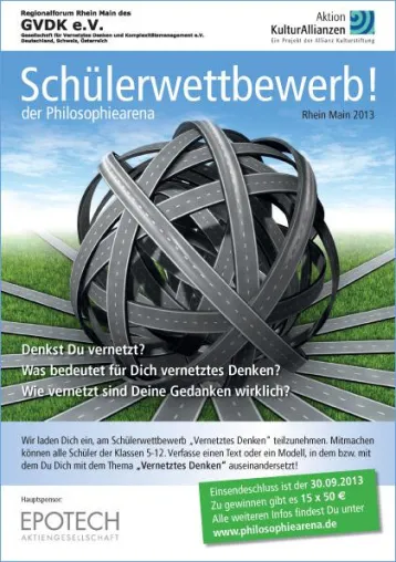 Bild: 20 Schüler aus Rhein Main gewinnen Philosophie-Wettbewerb