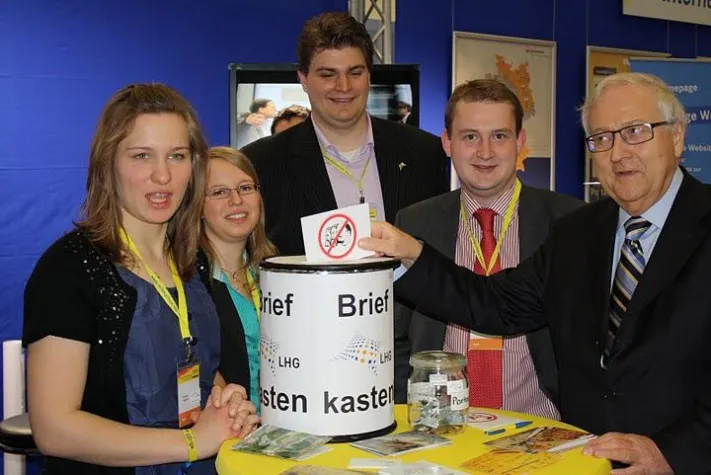 LHG beim Bundesparteitag der FDP in Köln Bild: LHG beim Bundesparteitag der FDP in Köln