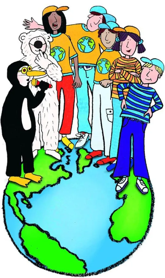 Eisbär, Dr. Ping und die Freunde der Erde am 8.12.2007 mir Reinhard Horn am Brandenburger Tor