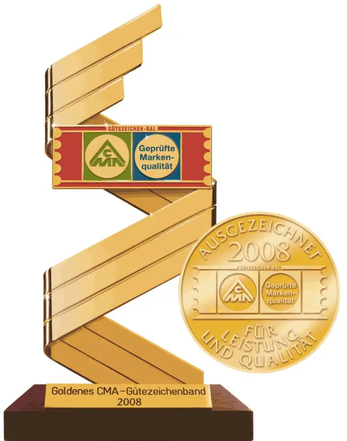 Das goldene Gütezeichenband 2008 für Kronenbrot